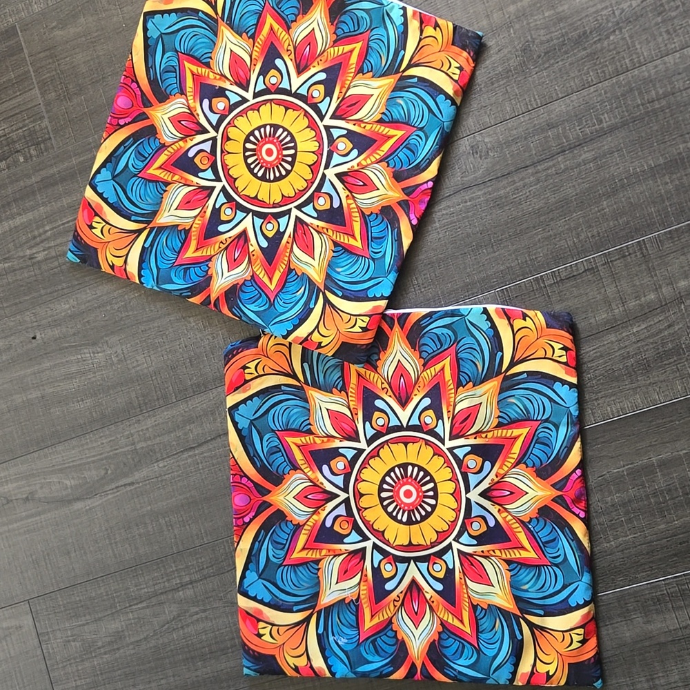 Vibrant Mandala Cushion Covers